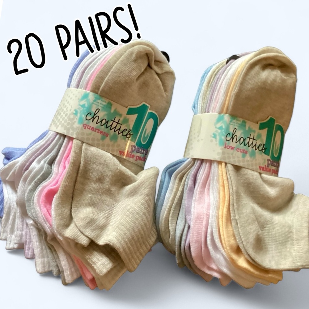 🌸20 Pairs Ladies NWT Quarters and Now Shows